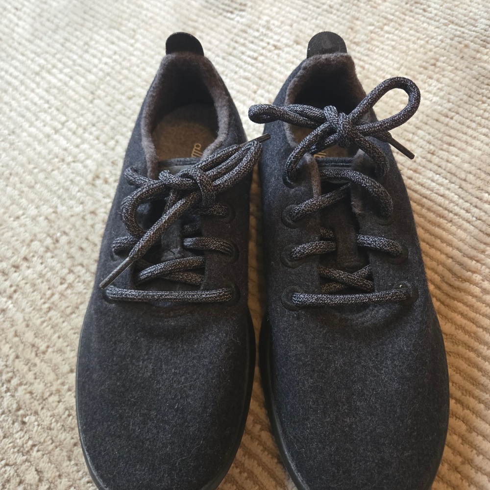 Allbirds Unisex Dark Gray Wool Sneakers